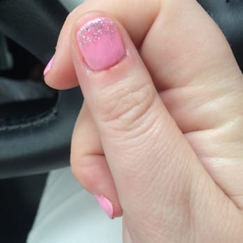 Chic Nails & Spa - So disappointed in this. $85 just for a gel manicure/pedicure, cut cuticles, and a glitter "fade". I'll never come back again. - Nail Salons Near Me - San Dimas, California