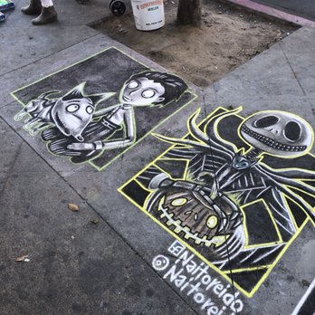 Avenida Revolución - Street art done with chalk - Local Flavor Near Me - Tijuana, BCN