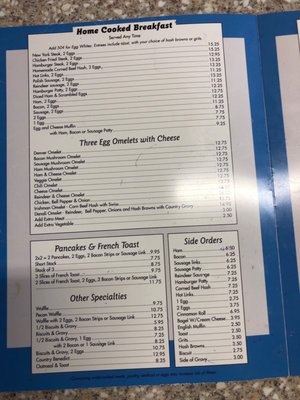 Menu photo 8 Judy's Cafe Anchorage, AK