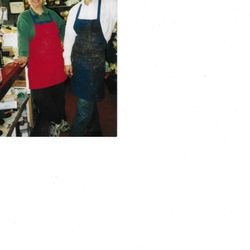Tesone's Boot & Shoe Repair - My sister Rosemarie and  me.