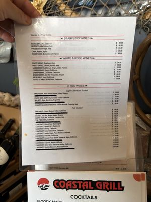 Menu photo 1 Coastal Grill Galveston, TX