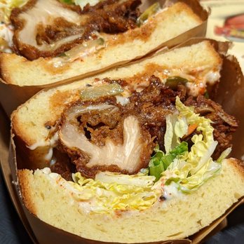 King BBQ - Chicken-fried mushroom sandwich from King BBQ - Barbeque Near Me - Charleston, South Carolina King BBQ - Chicken-fried mushroom sandwich from King BBQ - Barbeque Near Me - Charleston, South Carolina