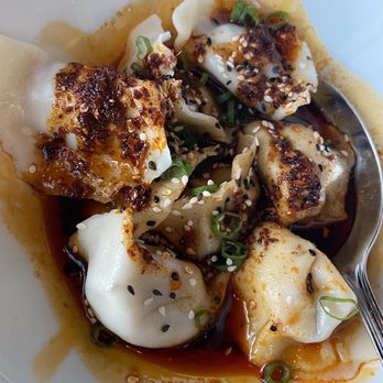 Tyger Tyger - PORK, TOBIKO AND CILANTRO DUMPLINGS - Szechuan Near Me - Seattle, Washington Tyger Tyger - PORK, TOBIKO AND CILANTRO DUMPLINGS - Szechuan Near Me - Seattle, Washington