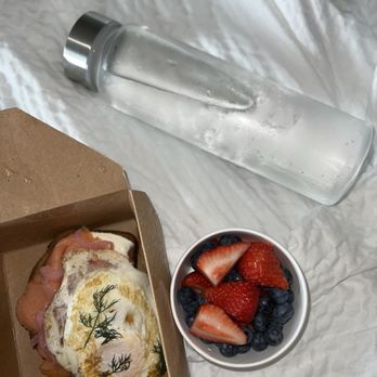 BLDG - Lox Toast and berries - New American Near Me - New Haven, Connecticut