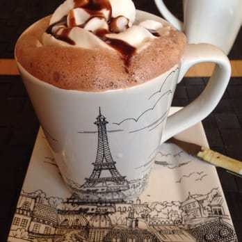 Cafe Paris - How cute is this hot chocolate? - French Near Me - Cranford, New Jersey Cafe Paris - How cute is this hot chocolate? - French Near Me - Cranford, New Jersey