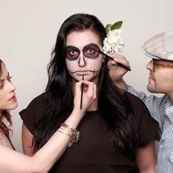 Envy Makeup Artistry - Basic sugar skull application by Nadia Monti (training by David Nicholas)