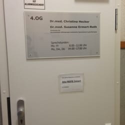 Dr. med. Christina Hecker - Eingangstüre
