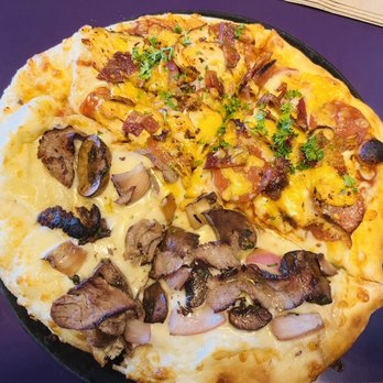 Moose's Tooth - Half El Gaucho and half avalanche - the best!! - Pizza Near Me - Anchorage, Alaska
