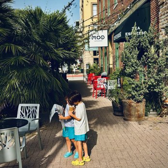 MOD Coffeehouse - The outside seating area is stellar. Great downtown vibes! - Coffee & Tea Near Me - Galveston, Texas MOD Coffeehouse - The outside seating area is stellar. Great downtown vibes! - Coffee & Tea Near Me - Galveston, Texas