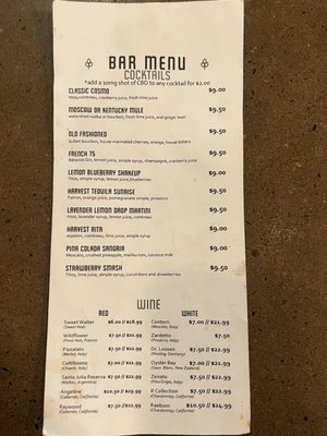 Menu photo 7 Harvest Moon Craft Kitchen Canal Winchester, OH