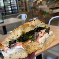 Smoked Salmon on Focaccia