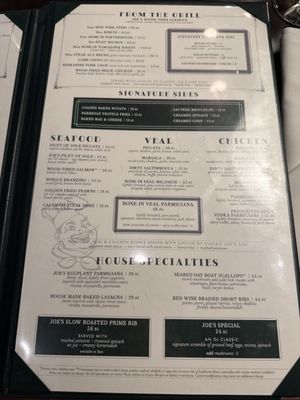 Menu photo 7 Original Joe's Walnut Creek, CA