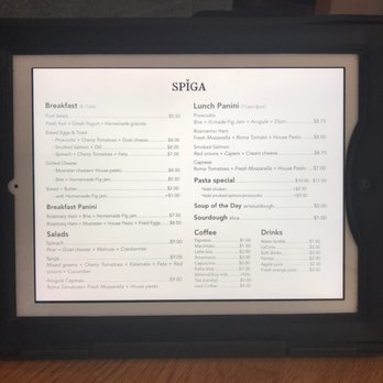 Spiga - Breakfast and lunch menu - Cafes Near Me - San Juan, Puerto Rico