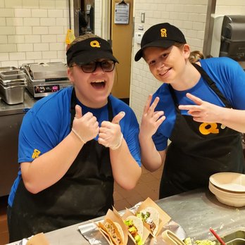QDOBA Mexican Eats - Look at those happy Qdoba employees! Happy to serve anyone and everyone! - Mexican Near Me - Mill Creek, Washington