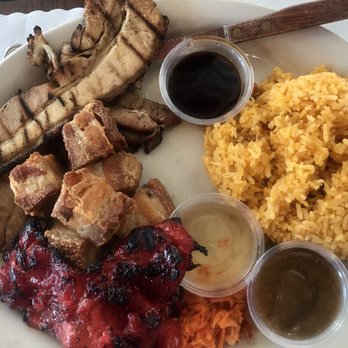 Toppings Tree Restaurant - Lechon Kawali, Tocino, and Pork Belly (don't remember the name), Java Rice Combo - Filipino Near Me - Santa Clara, California Toppings Tree Restaurant - Lechon Kawali, Tocino, and Pork Belly (don't remember the name), Java Rice Combo - Filipino Near Me - Santa Clara, California