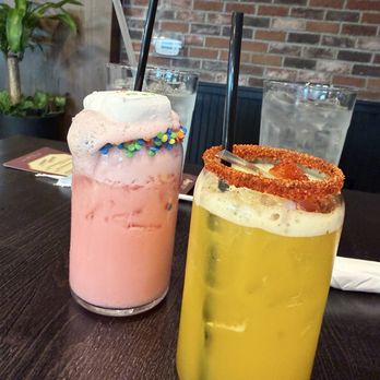 Amici Pizzeria & Bar - Mango drink and vodka with cream. - Pizza Near Me - Reno, Nevada
