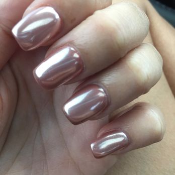 Gracious Nails - Rose gold chrome naila - Nail Salons Near Me - Harvey, Louisiana Gracious Nails - Rose gold chrome naila - Nail Salons Near Me - Harvey, Louisiana