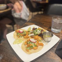 Xclusive Mexican Kitchen - Taco Sampler (3) - chicken x2 and al pastor x1