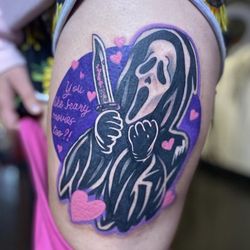 Gallery of the Flesh - #youlikescarymoviestoo #scream #screamtattoo #screammask