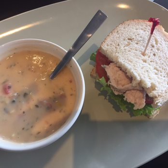 Panera Bread - Turkey BLT with corn chowder. Delicious. - Salad Near Me - Mcdonough, Georgia Panera Bread - Turkey BLT with corn chowder. Delicious. - Salad Near Me - Mcdonough, Georgia