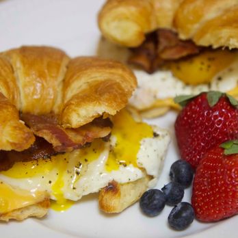 Carol's Cafe - bacon egg n' cheese croissant - Cafes Near Me - New York, New York