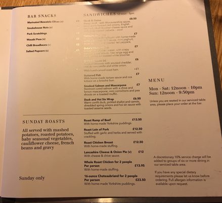 Menu photo 3 Dukes 92 Manchester, XGM