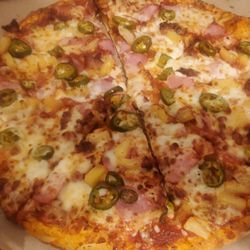 Domino's Pizza - Hawaiian, this was terrible.