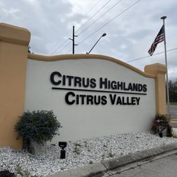 Citrus Valley RV Resort - Main entrance