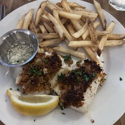 Besse's On  Clear Lake - Parmesan crusted cod