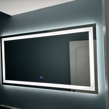 Spartan Electric - Another beautiful lighted mirror - Electricians Near Me