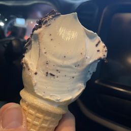 The chunk missing out of my cone The chunk missing out of my cone