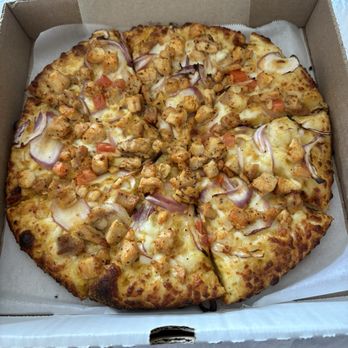 Curry Pizza House Milpitas - 10" butter chicken pizza years ago - Pizza Near Me - Milpitas, California
