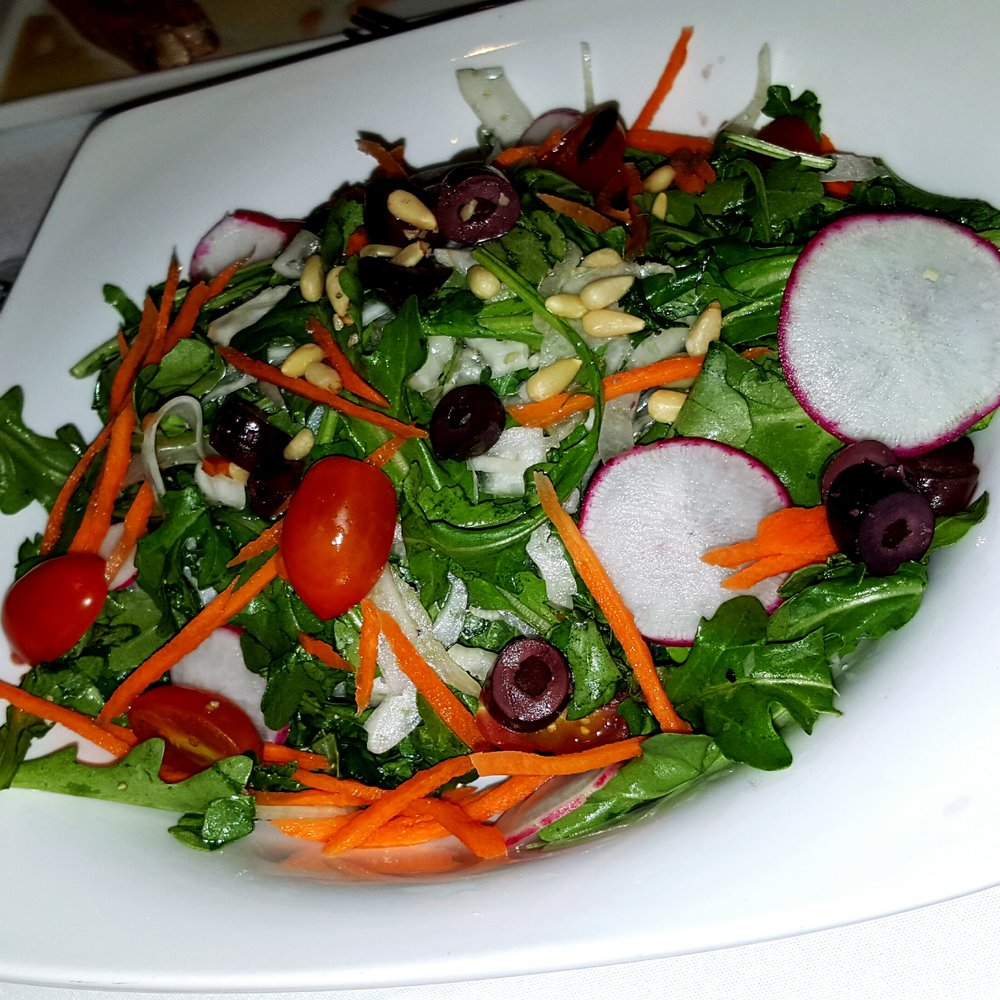Bordeaux - Market Salad Fennel, Cherry Tomatoes, Kalamata Olives, Radishes, Arugula, Lemon Vinaigrette - Kosher Near Me - Midwood, New York