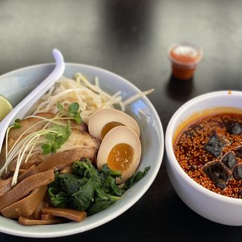 HiroNori Craft Ramen - Cold dipping noodle - it will leave a little tingle on your tongue which I crave for from time to time - Ramen Near Me - Irvine, California HiroNori Craft Ramen - Cold dipping noodle - it will leave a little tingle on your tongue which I crave for from time to time - Ramen Near Me - Irvine, California