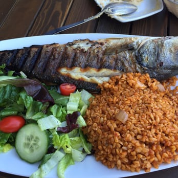 Tosun - My go to. Char grilled sea bass - Turkish Near Me - Edgewater, New Jersey Tosun - My go to. Char grilled sea bass - Turkish Near Me - Edgewater, New Jersey