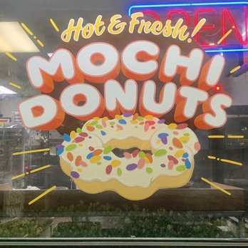 Friendly Donuts - Mochi Donut Sign - Donuts Near Me - Orange, California Friendly Donuts - Mochi Donut Sign - Donuts Near Me - Orange, California