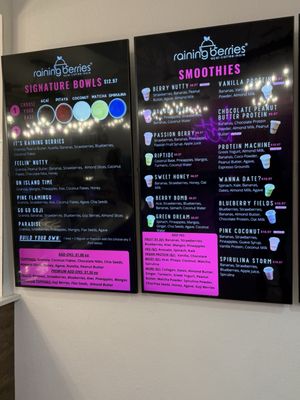 Menu photo 2 Raining Berries Tampa, FL
