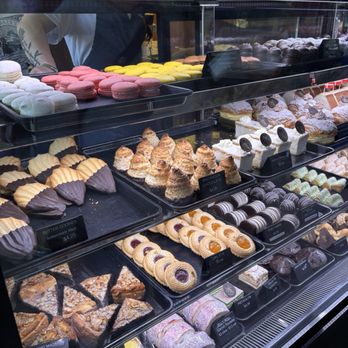 Danish Mill Bakery - Display case of pastries - Bakeries Near Me - Solvang, California