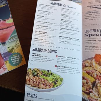 Red Lobster - Menu - Seafood Near Me - Vallejo, California