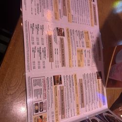 Texas Roadhouse - Menu