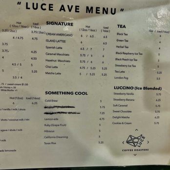 Luce Avenue Coffee - Coffee & Tea Near Me - Cypress, Texas