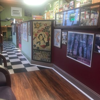 Trademark Tattoo - Waiting room view - Tattoo Near Me - Wilmington, Delaware Trademark Tattoo - Waiting room view - Tattoo Near Me - Wilmington, Delaware
