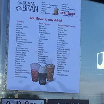 The Human Bean - Flavors - Coffee & Tea Near Me - Kingman, Arizona