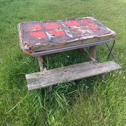 Savage Streams Camp Ground - Table provided where we could park