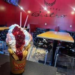 Dreamers Bistro - The strawberry bubble waffle was AMAZING!!  Sweet Waffle