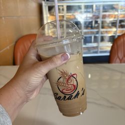 Sarah's Bagel Cafe - Medium size Vietnamese coffee; sooo delicious!!