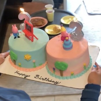 The Baking Fool - Peppa Pig twin cakes - Custom Cakes Near Me - Garden Grove, California The Baking Fool - Peppa Pig twin cakes - Custom Cakes Near Me - Garden Grove, California