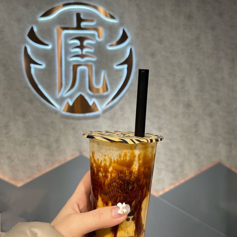 TIGER SUGAR - Their signature drink, it is number one  on the menu - Bubble Tea Near Me - mason, Ohio