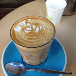 Bank Corner Cafe - 100% organic Brazilian coffee beans. They also serve organically locally produced wine.