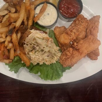 Oscar's Alehouse - Fries, fish tenders, & coleslaw. - New American Near Me - Eldersburg, Maryland